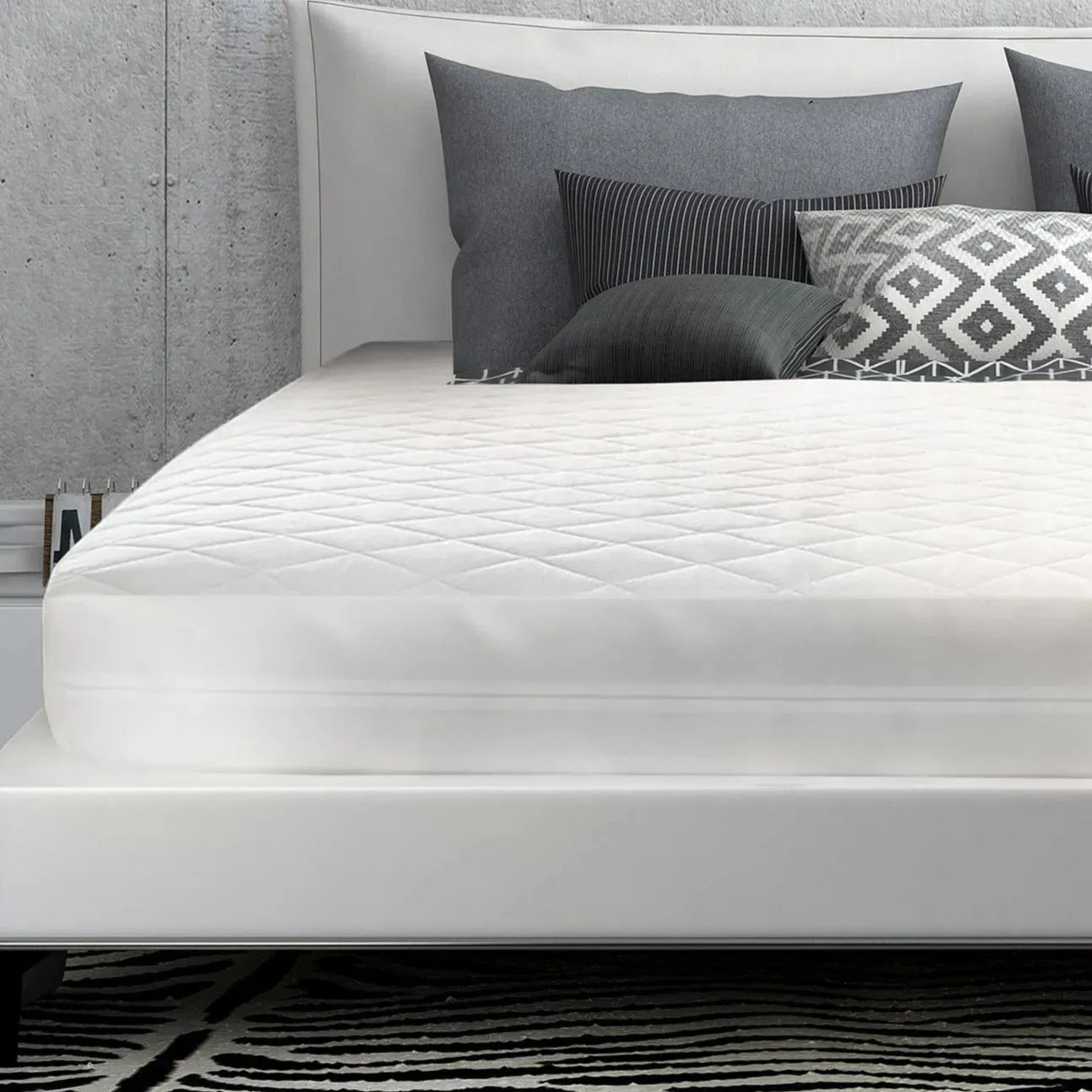 Bed Bug Proof Quilted Mattress Encasement 2 PK by Rifz Textiles Inc