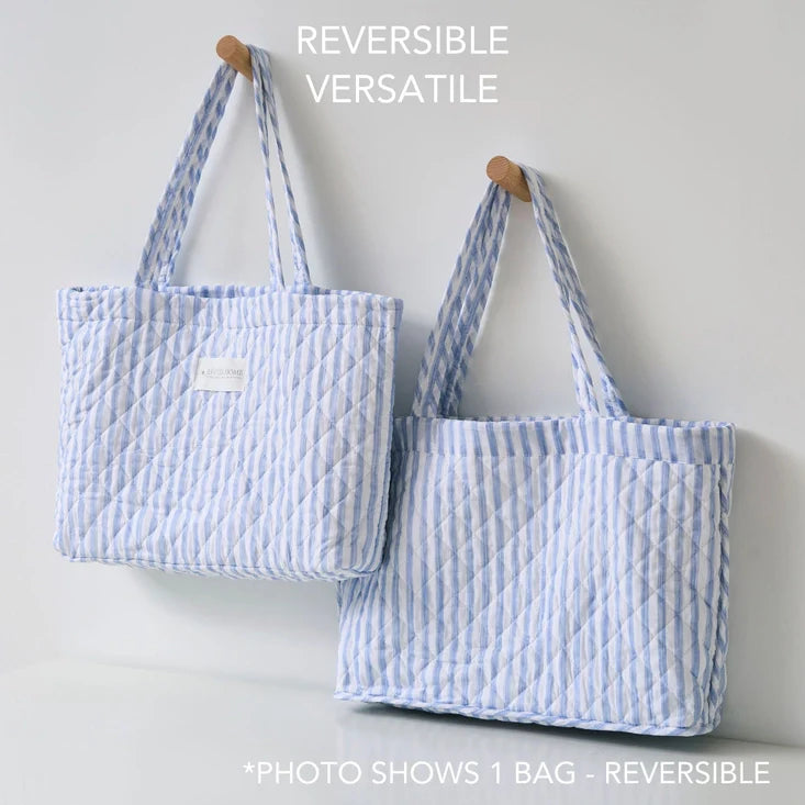 Coastal Tote Bag - Martha Stripe