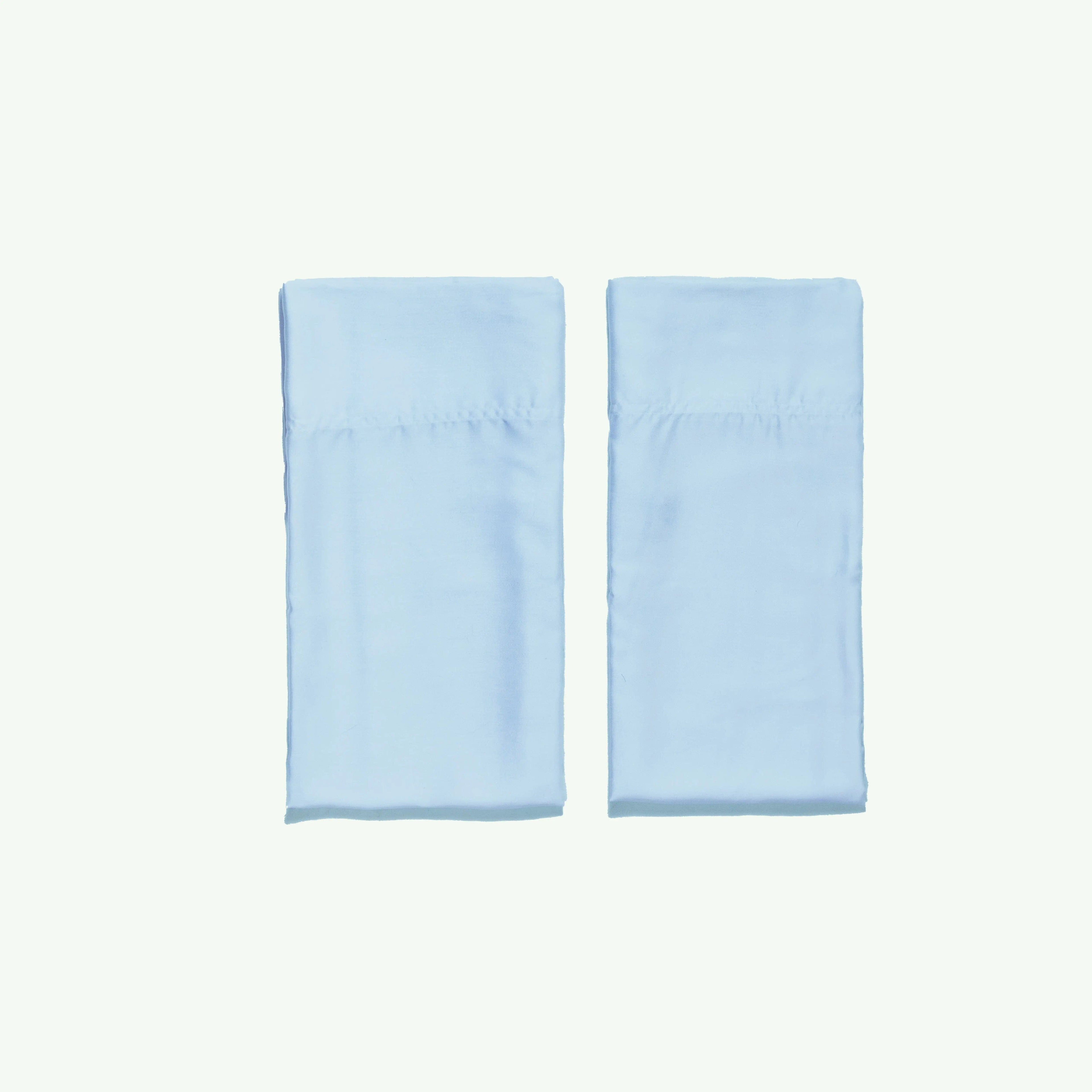 Eucalyptus Pillowcases (2) - Sheets & Giggles #color_ice-water