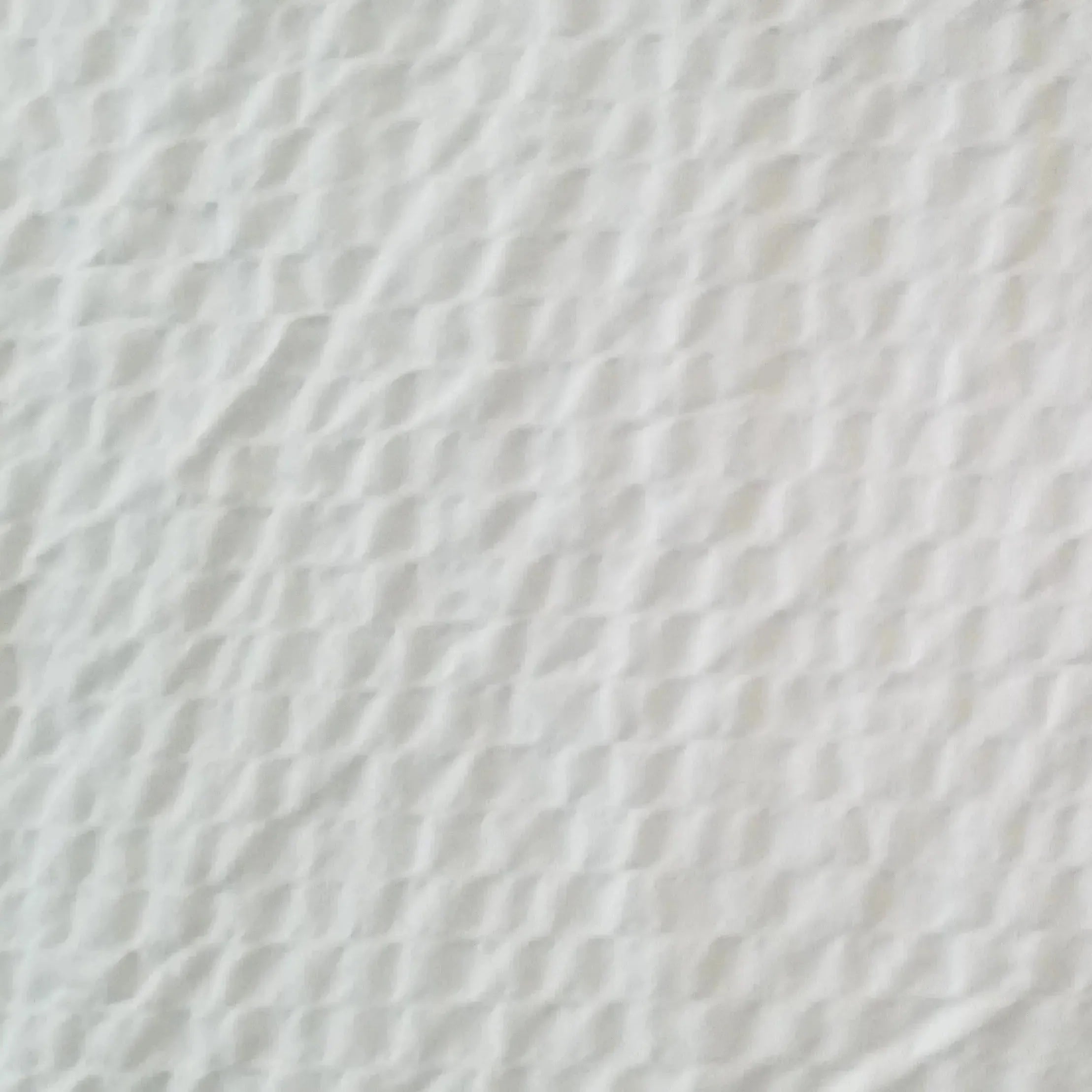 Jacquard Crinkle Weave 100% Polyester White Top Sheet by Rifz Textiles Inc
