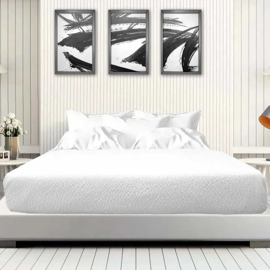 Jacquard Crinkle Weave 100% Polyester White Top Sheet by Rifz Textiles Inc