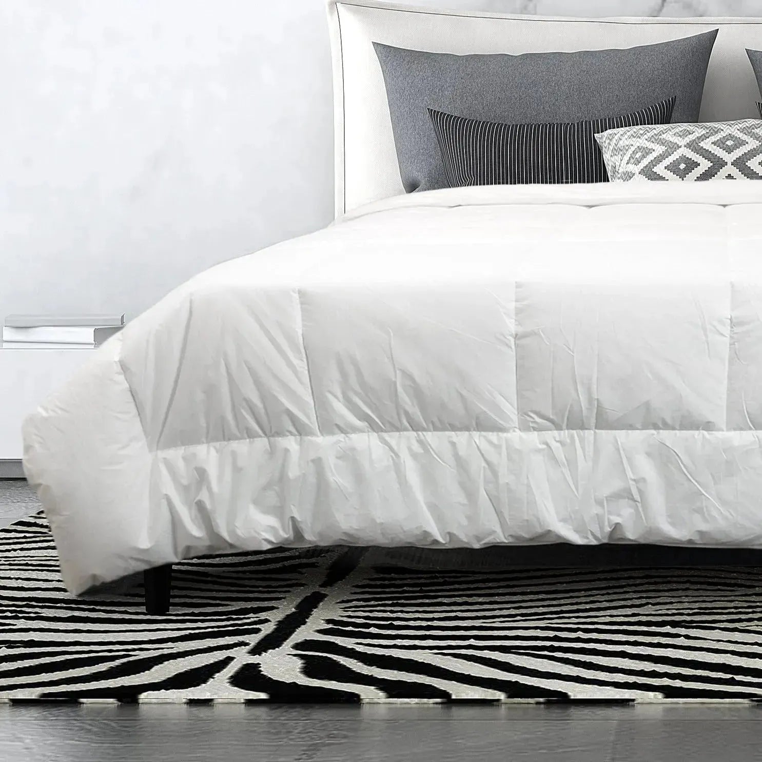 GLC Collection Light Weight Duvet Inserts Baffle Box Design by Rifz Textiles Inc