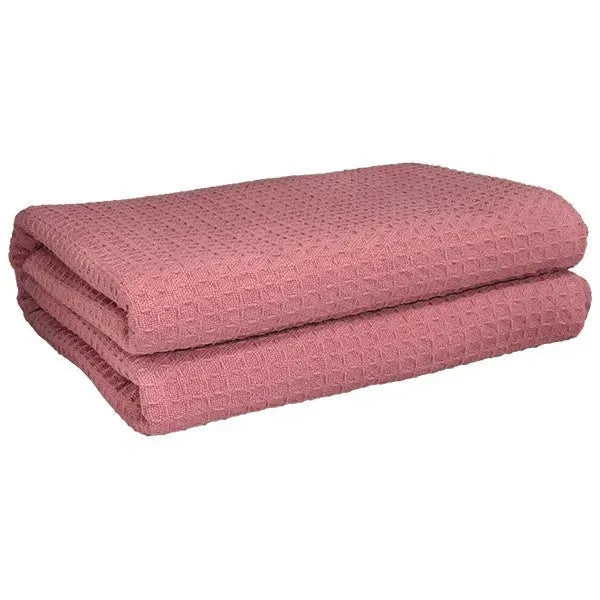 Cotton Herringbone & Honeycomb Weave All Season Blanket 2 PK by Rifz Textiles Inc