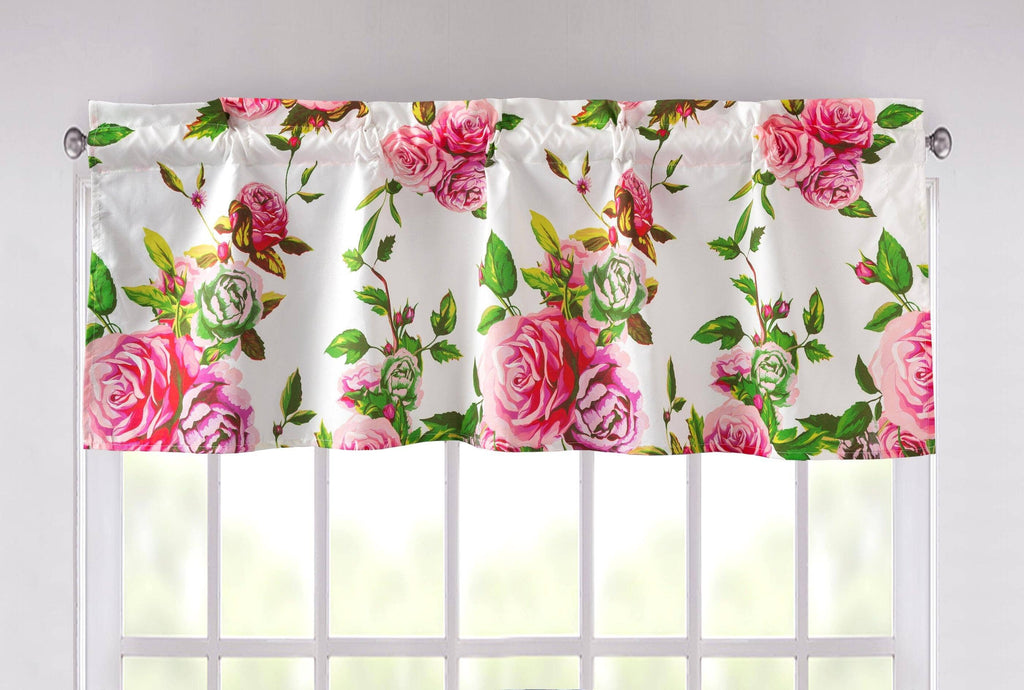 Bedding Bed in a Bag Bundle Set - Romantic Roses Lovely Blooming Floral Bedding Set