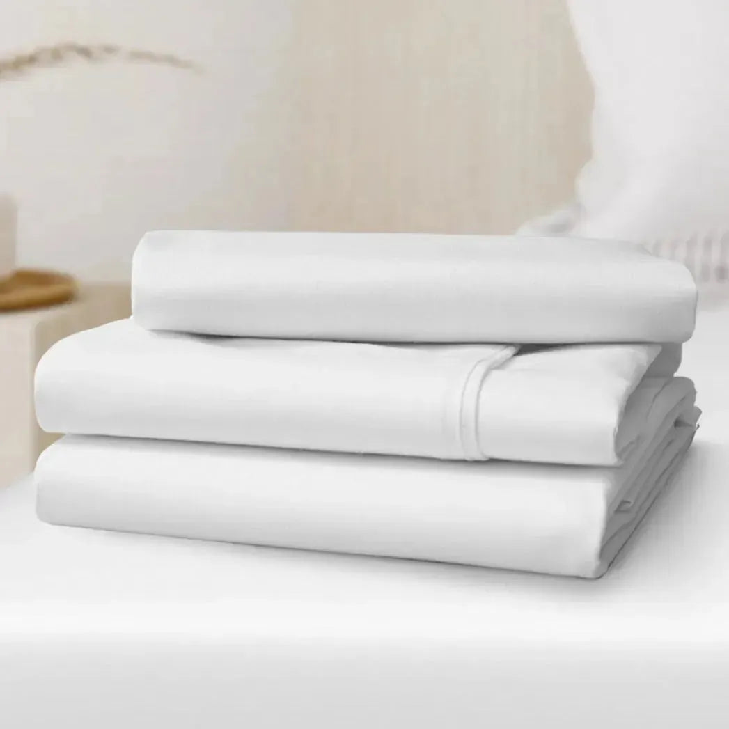 GDB Collection T-210 White Poly/Modal Blend Sheetings by Rifz Textiles Inc