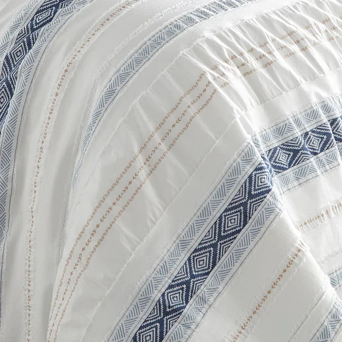 Pickford Cotton Comforter Set - Coastal & Nautical Bedding Sets - Blue