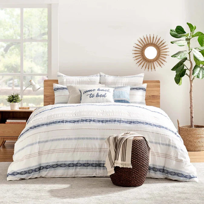 Pickford Cotton Comforter Set - Coastal & Nautical Bedding Sets - Blue