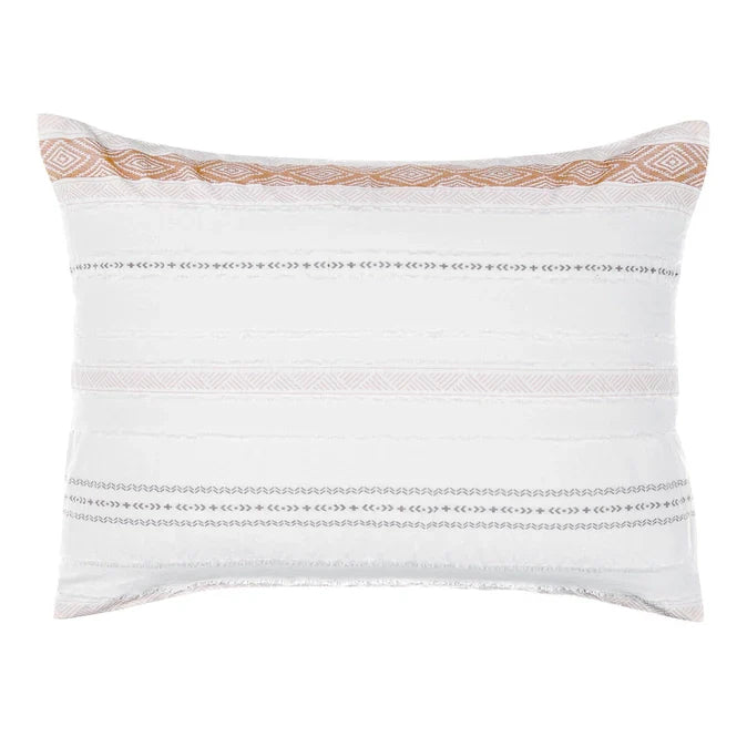 Pickford 100% Cotton Duvet Cover Set - Coastal Bedding Sets - Blush