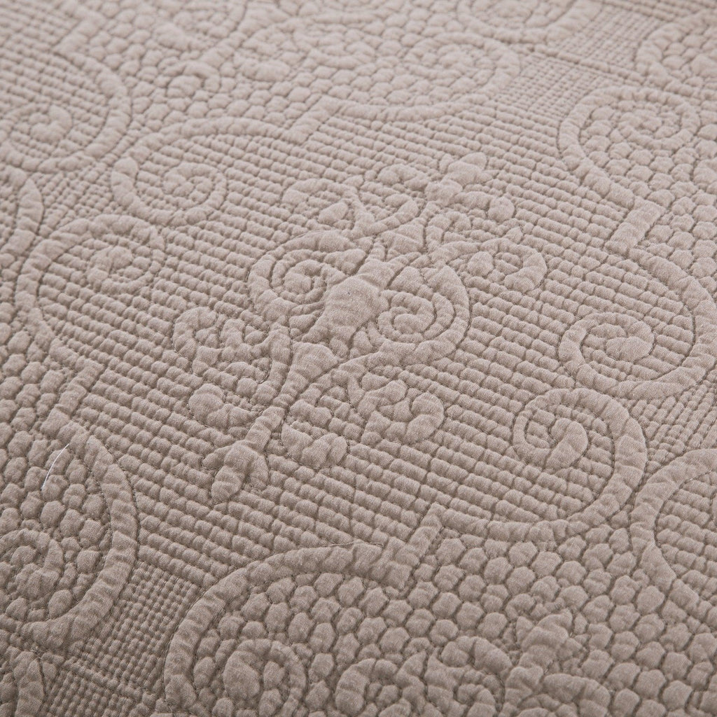 "Sandy Beige Taupe Square Throw Pillow Covers, 18"" x 18"""