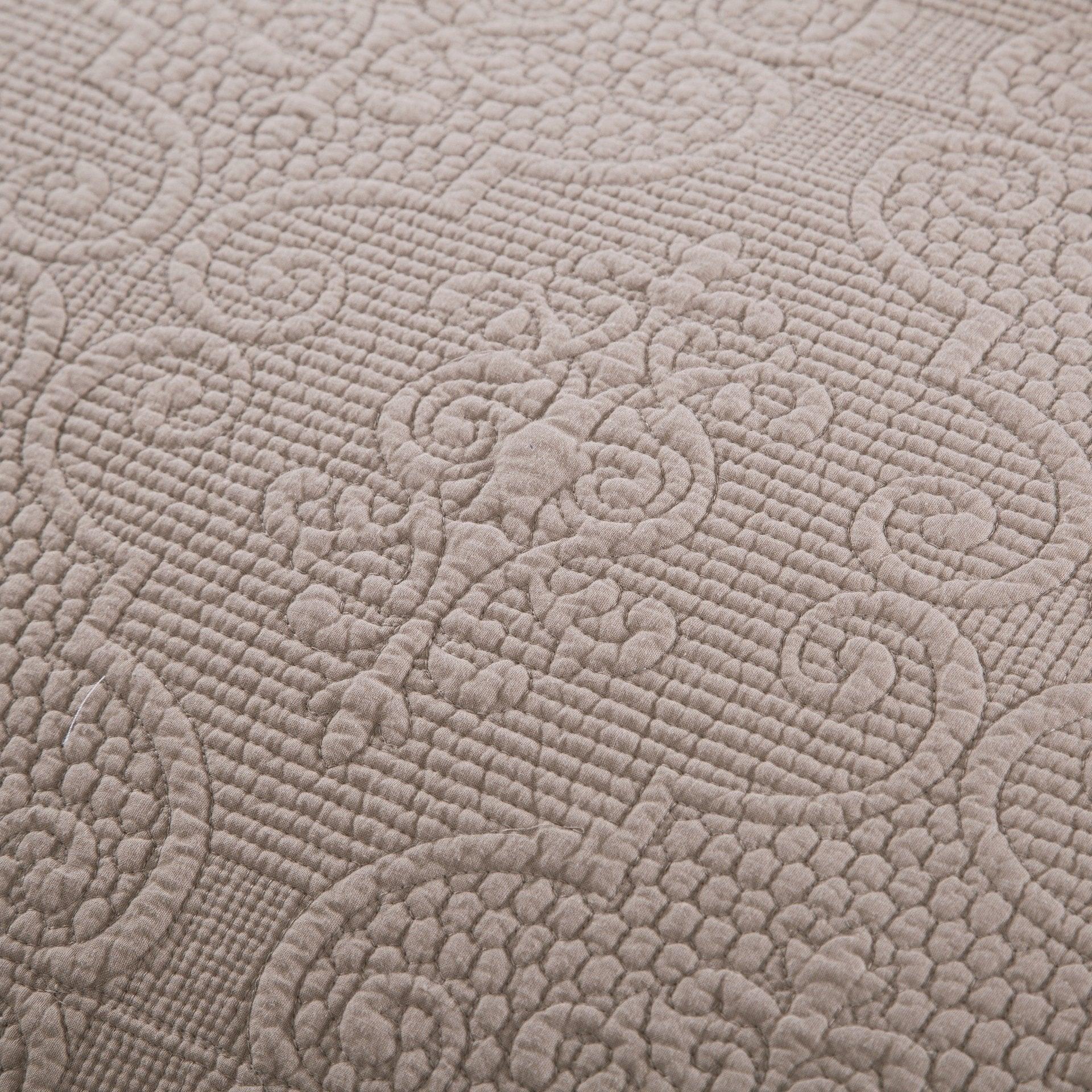 "Sandy Beige Taupe Square Throw Pillow Covers, 18"" x 18"""