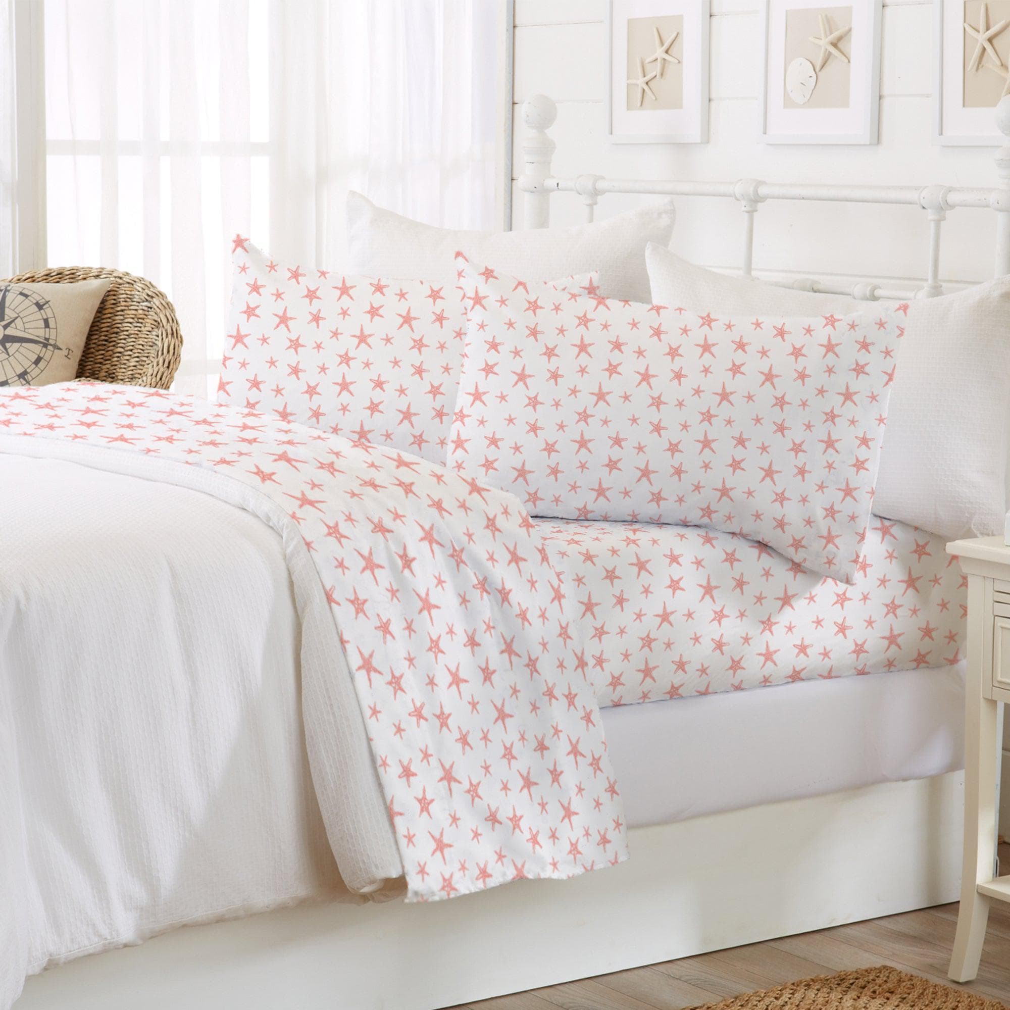 Coastal Microfiber Sheet Sets - Newport - Coastal Bedding