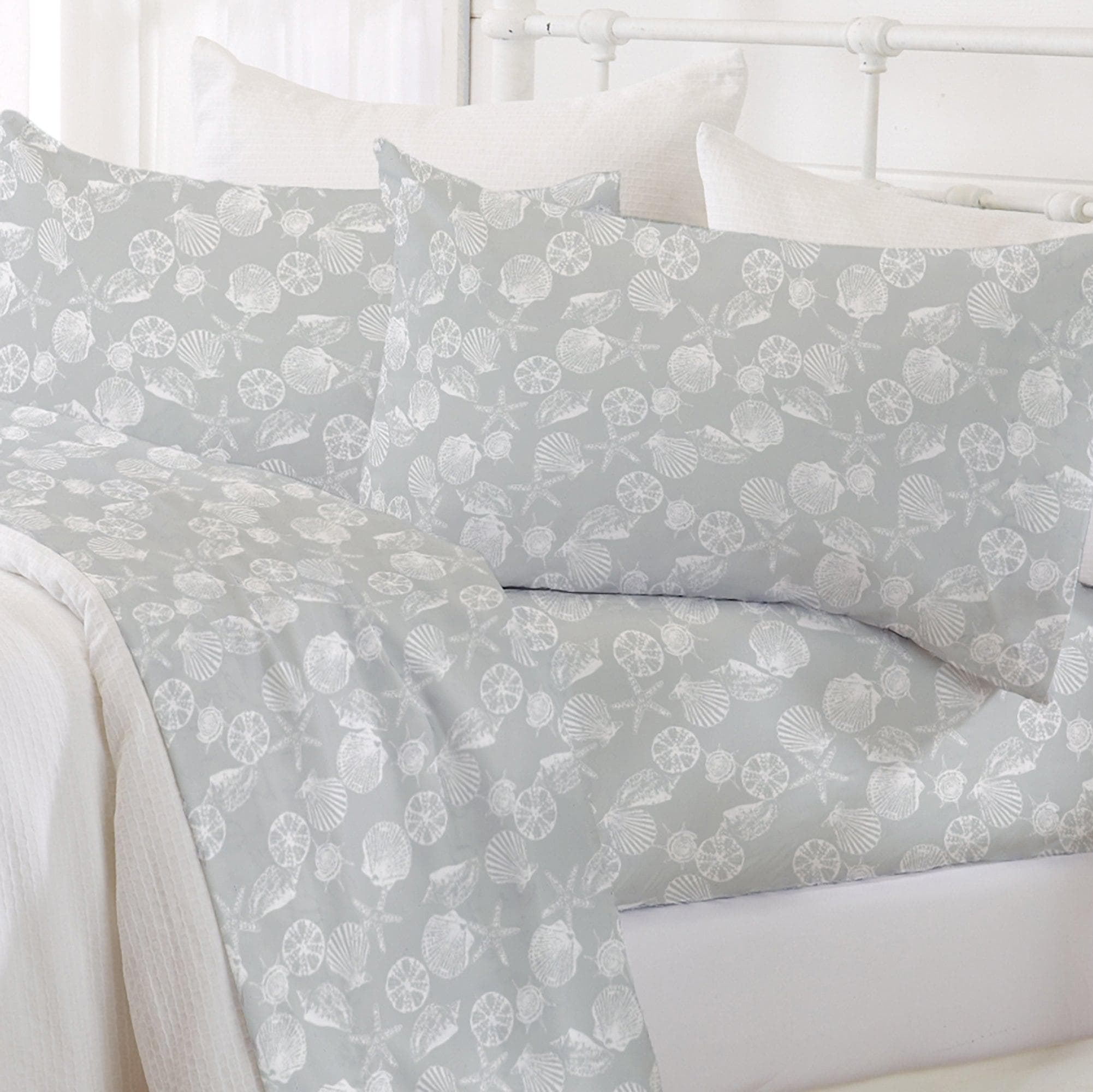 Coastal Microfiber Sheet Sets - Newport - Coastal Bedding
