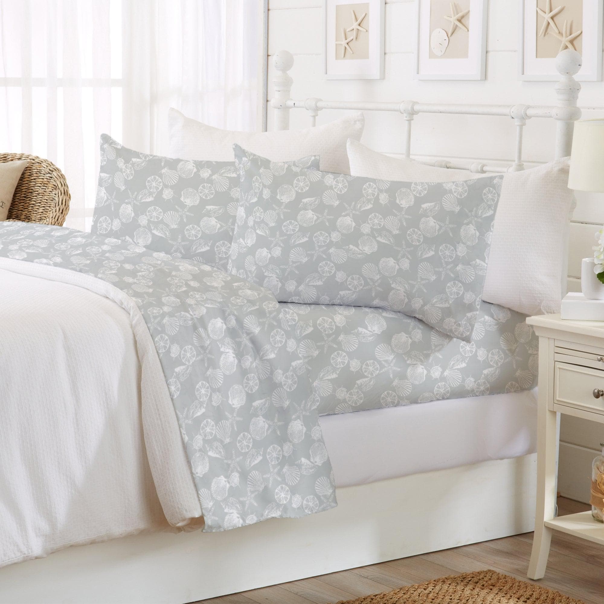 Coastal Microfiber Sheet Sets - Newport - Coastal Bedding