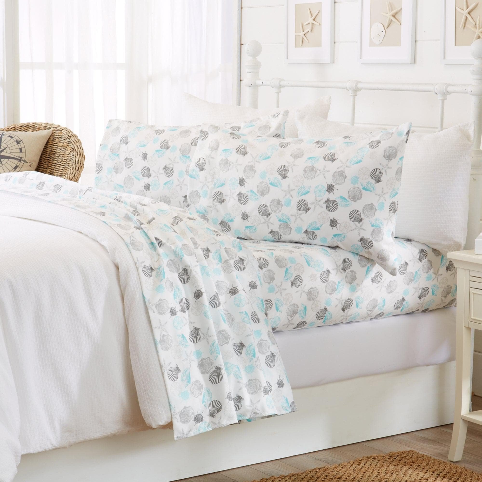 Coastal Microfiber Sheet Sets - Newport - Coastal Bedding