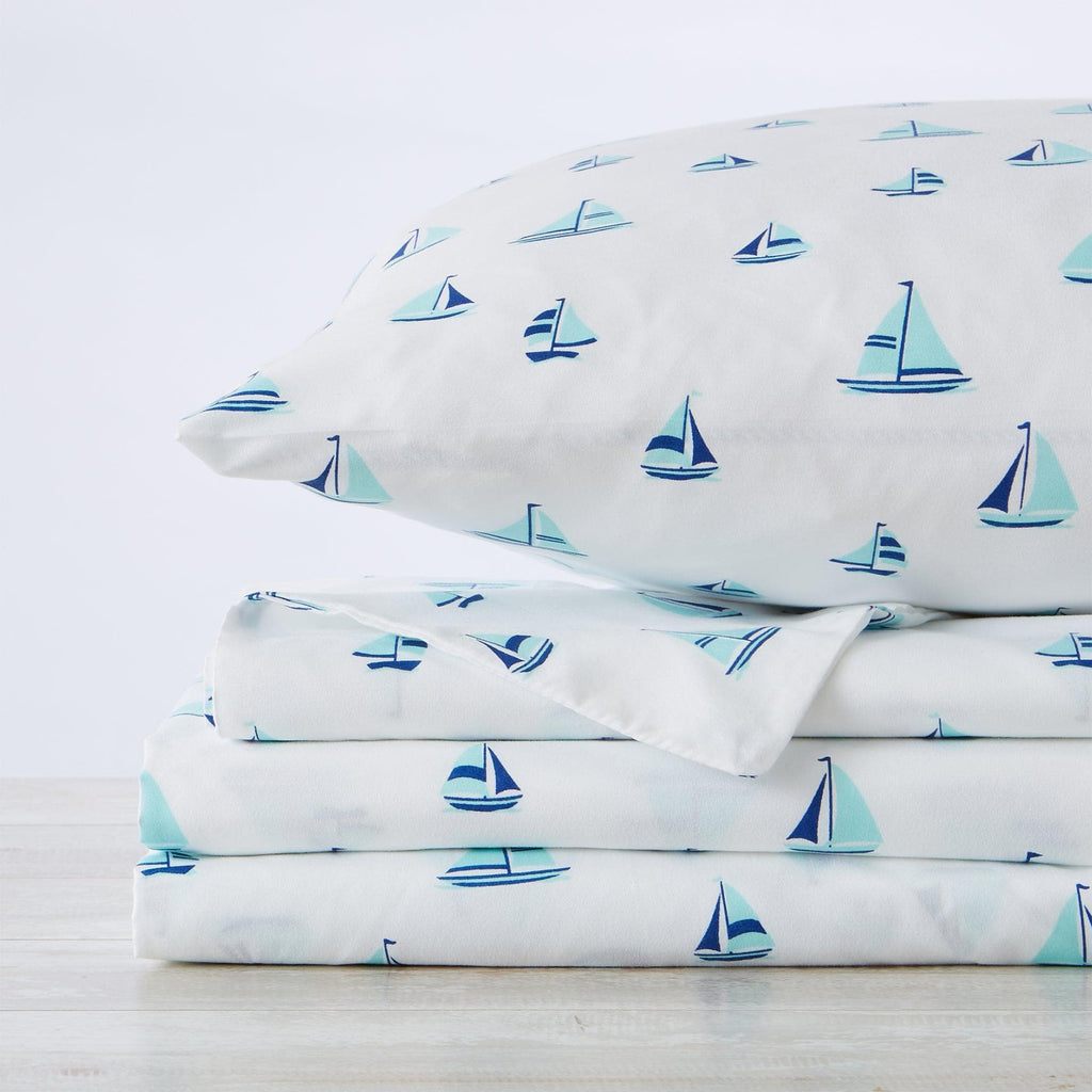 Coastal Microfiber Sheet Sets - Newport - Coastal Bedding