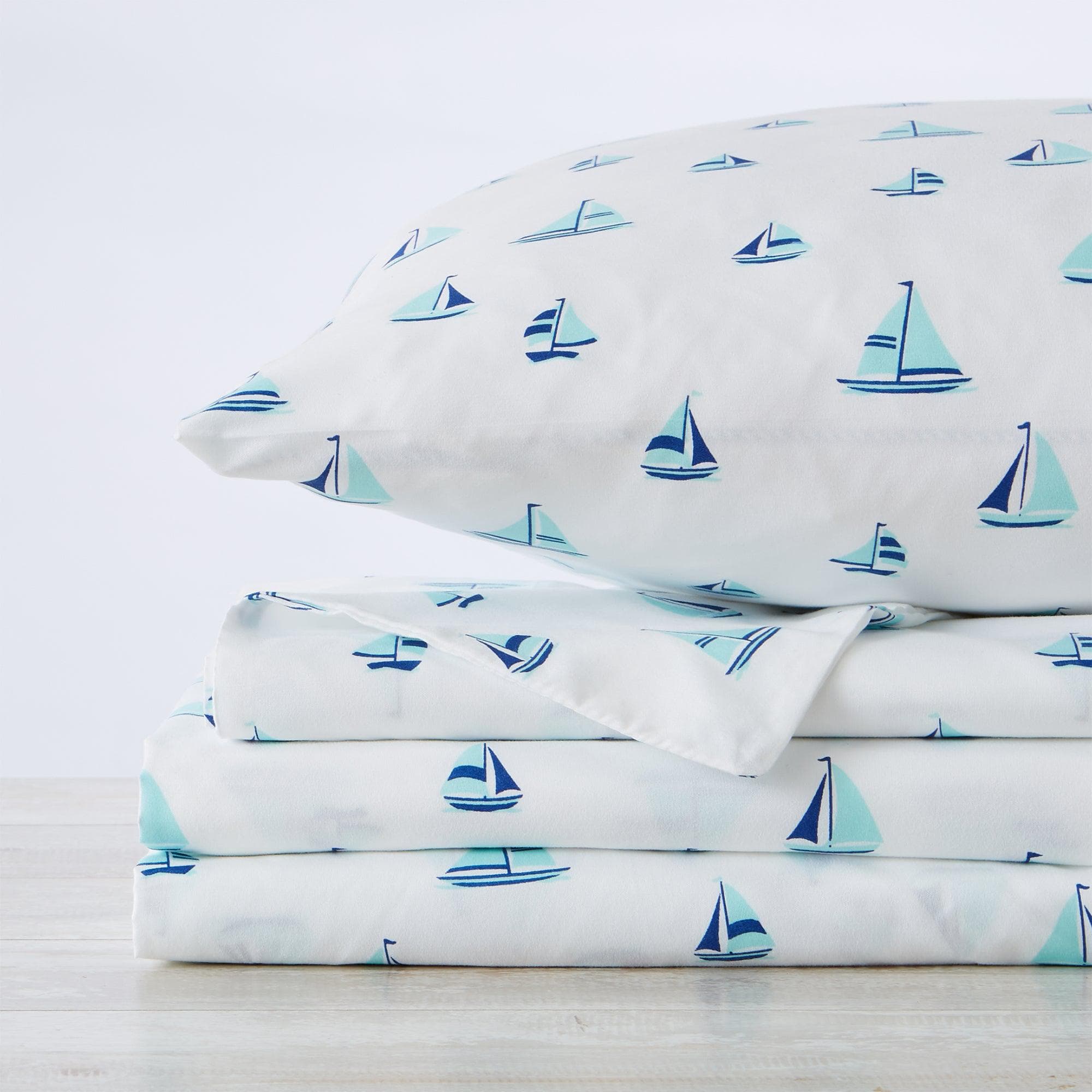 Coastal Microfiber Sheet Sets - Newport - Coastal Bedding
