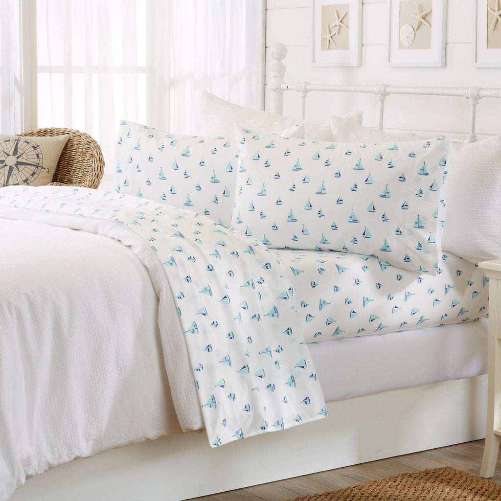 Coastal Microfiber Sheet Sets - Newport - Coastal Bedding