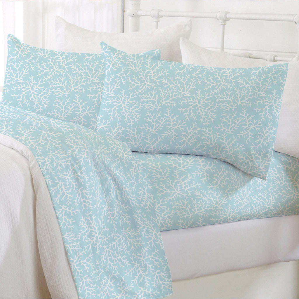 Coastal Microfiber Sheet Sets - Newport - Coastal Bedding