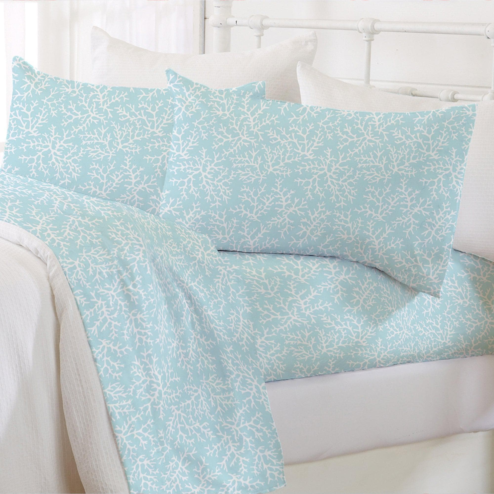 Coastal Microfiber Sheet Sets - Newport - Coastal Bedding
