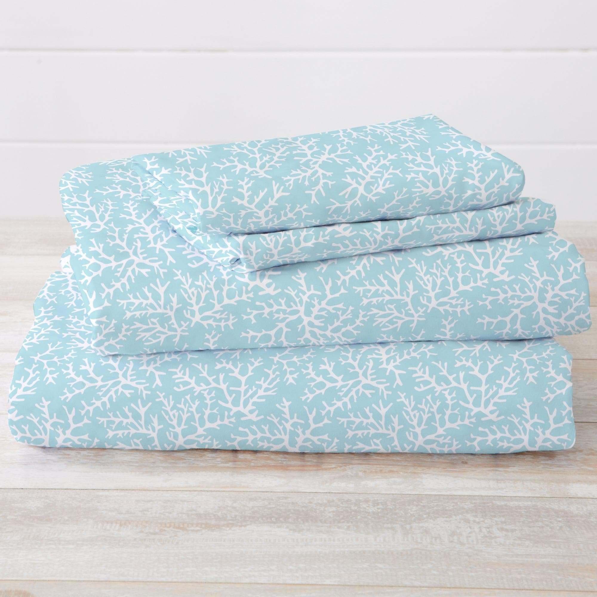 Coastal Microfiber Sheet Sets - Newport - Coastal Bedding