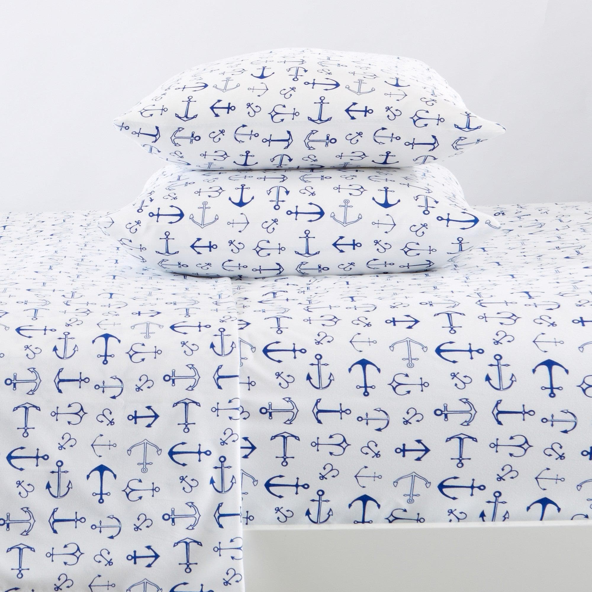 Coastal Microfiber Sheet Sets - Newport - Coastal Bedding