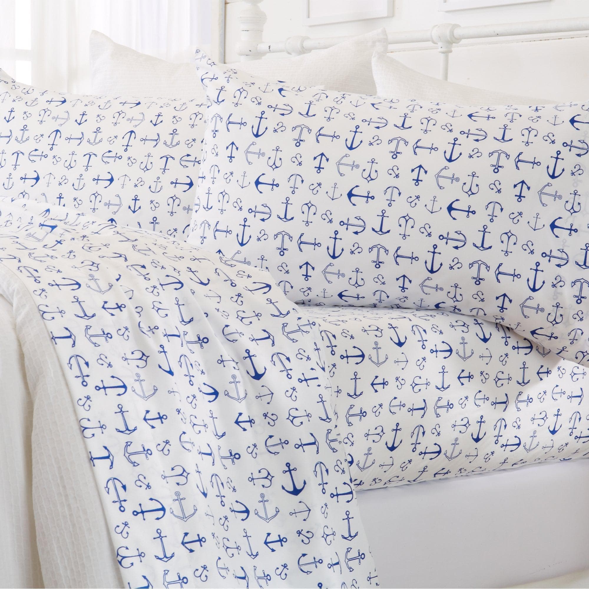 Coastal Microfiber Sheet Sets - Newport - Coastal Bedding