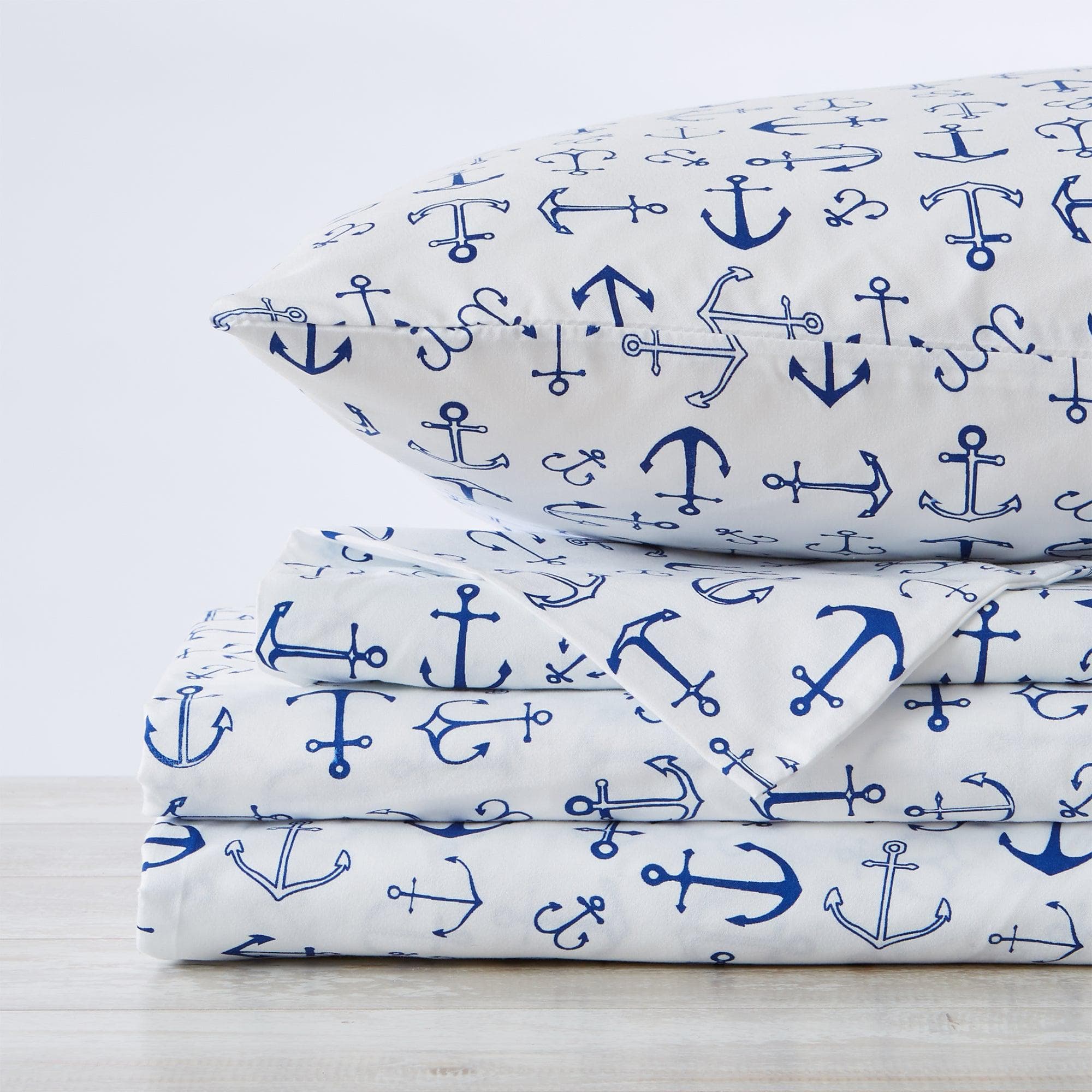 Coastal Microfiber Sheet Sets - Newport - Coastal Bedding