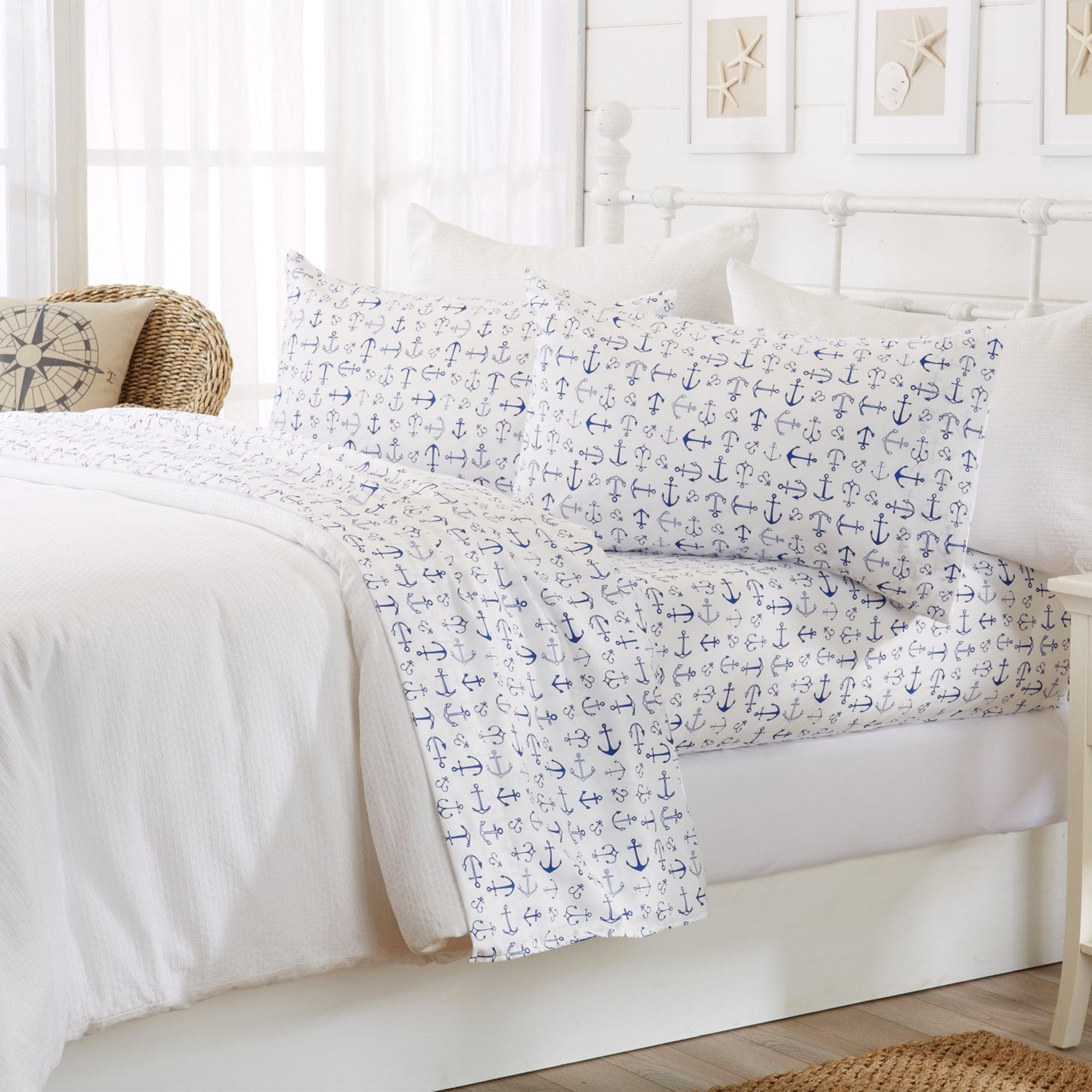 Coastal Microfiber Sheet Sets - Newport - Coastal Bedding