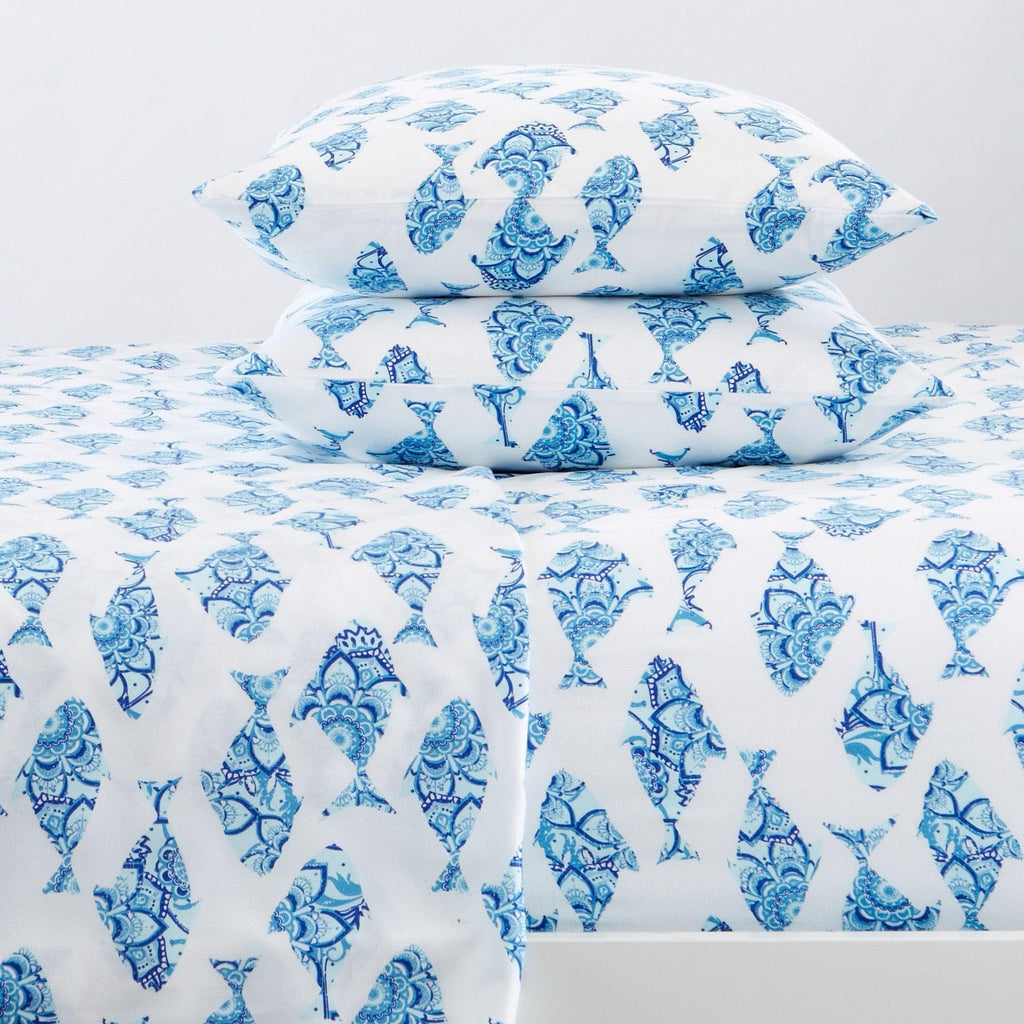 Coastal Microfiber Sheet Sets - Newport - Coastal Bedding