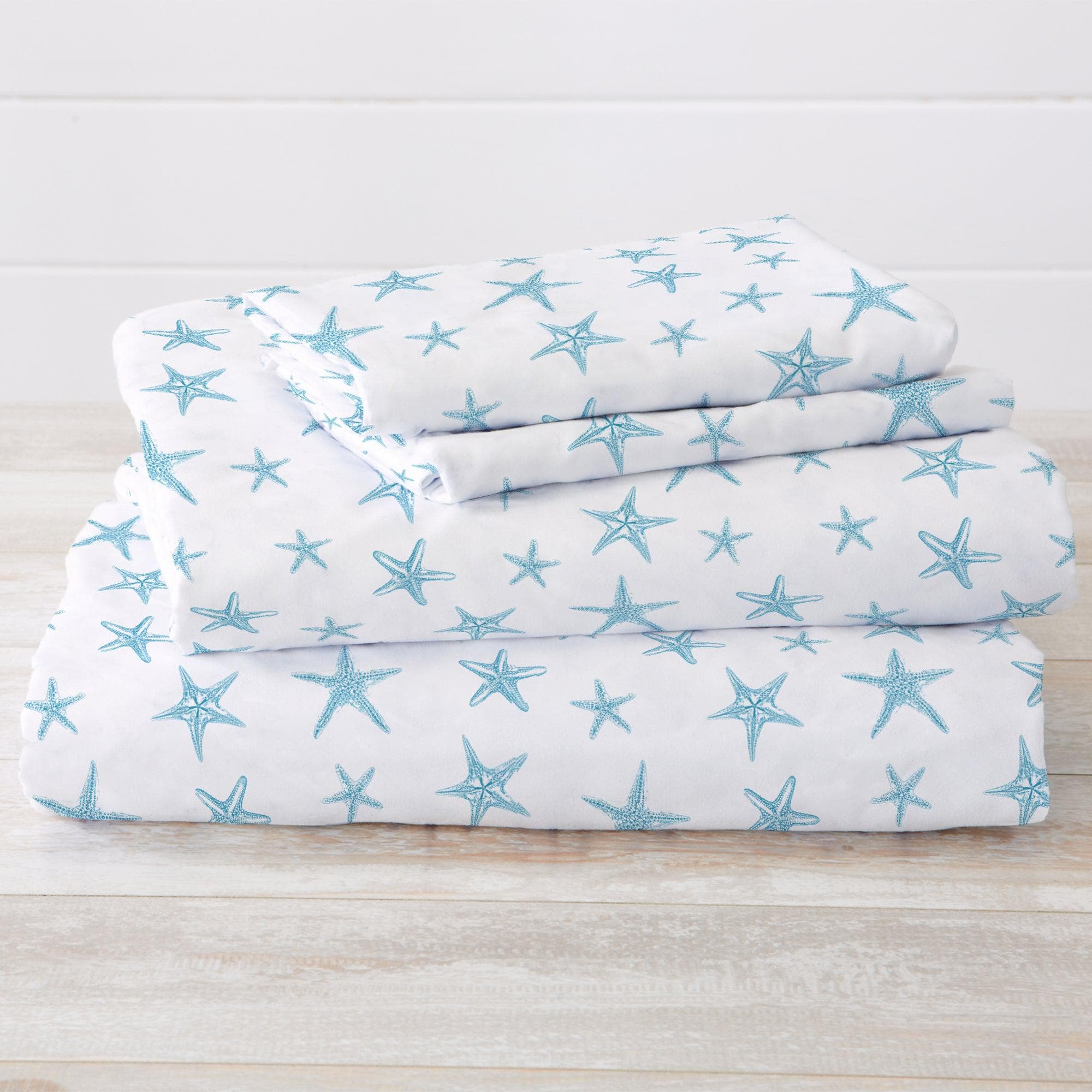 Coastal Microfiber Sheet Sets - Newport - Coastal Bedding