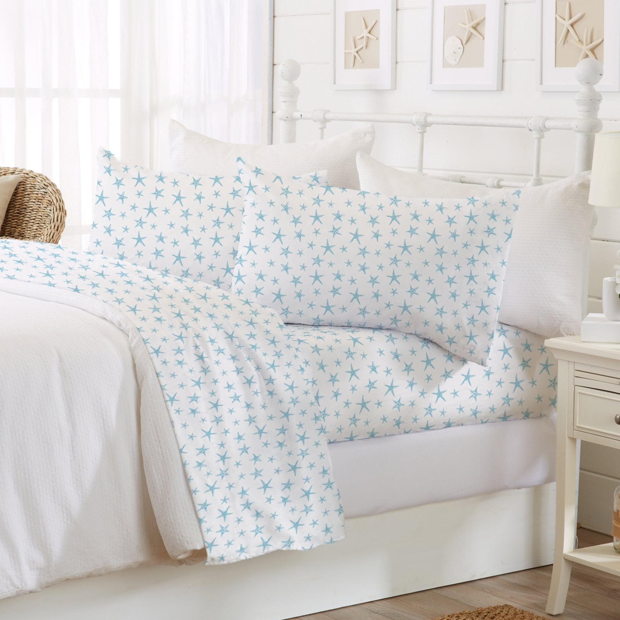 Coastal Microfiber Sheet Sets - Newport - Coastal Bedding