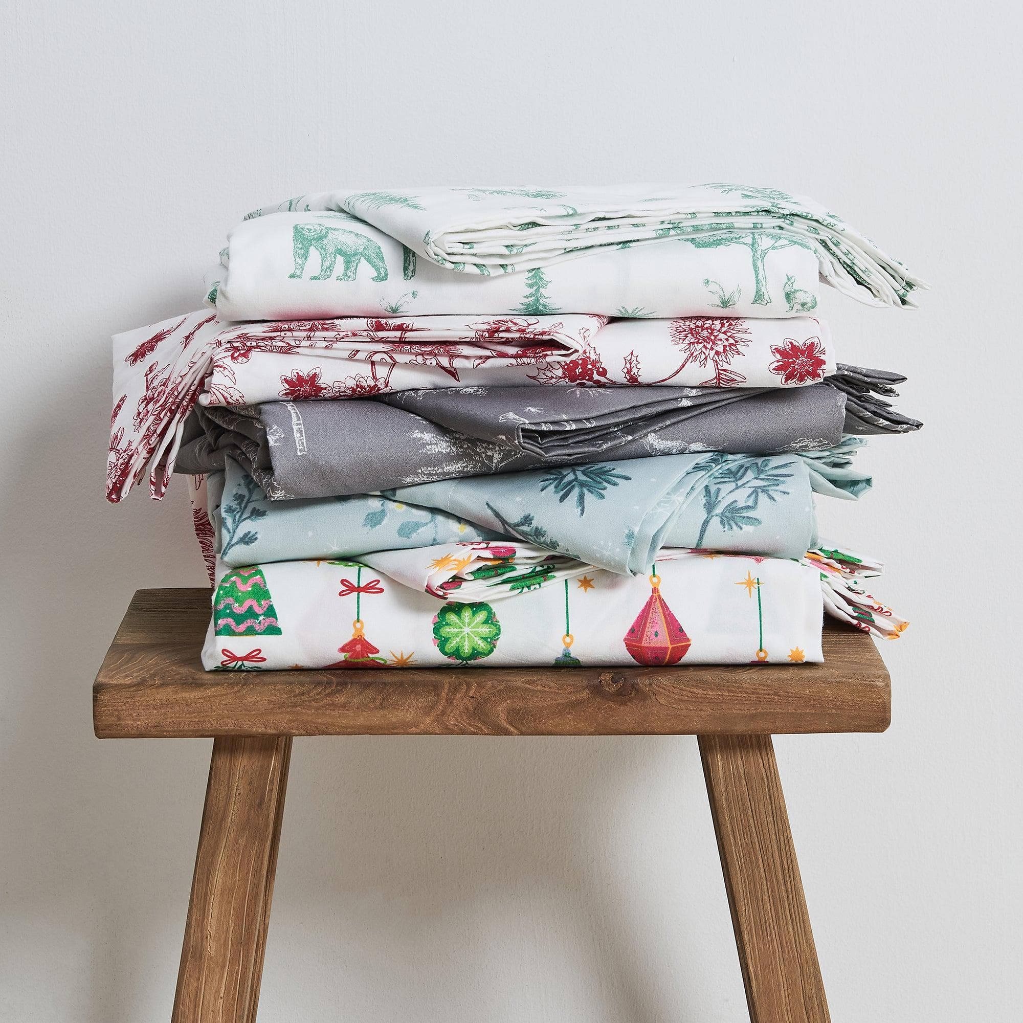 Lodge Microfiber Sheet - Mountain Ridge - Outdoor & Christmas Themed Bedding