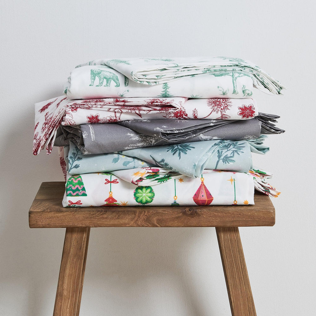 Floral Microfiber Sheet Sets - Delia - Coastal & Floral Themed Bedding