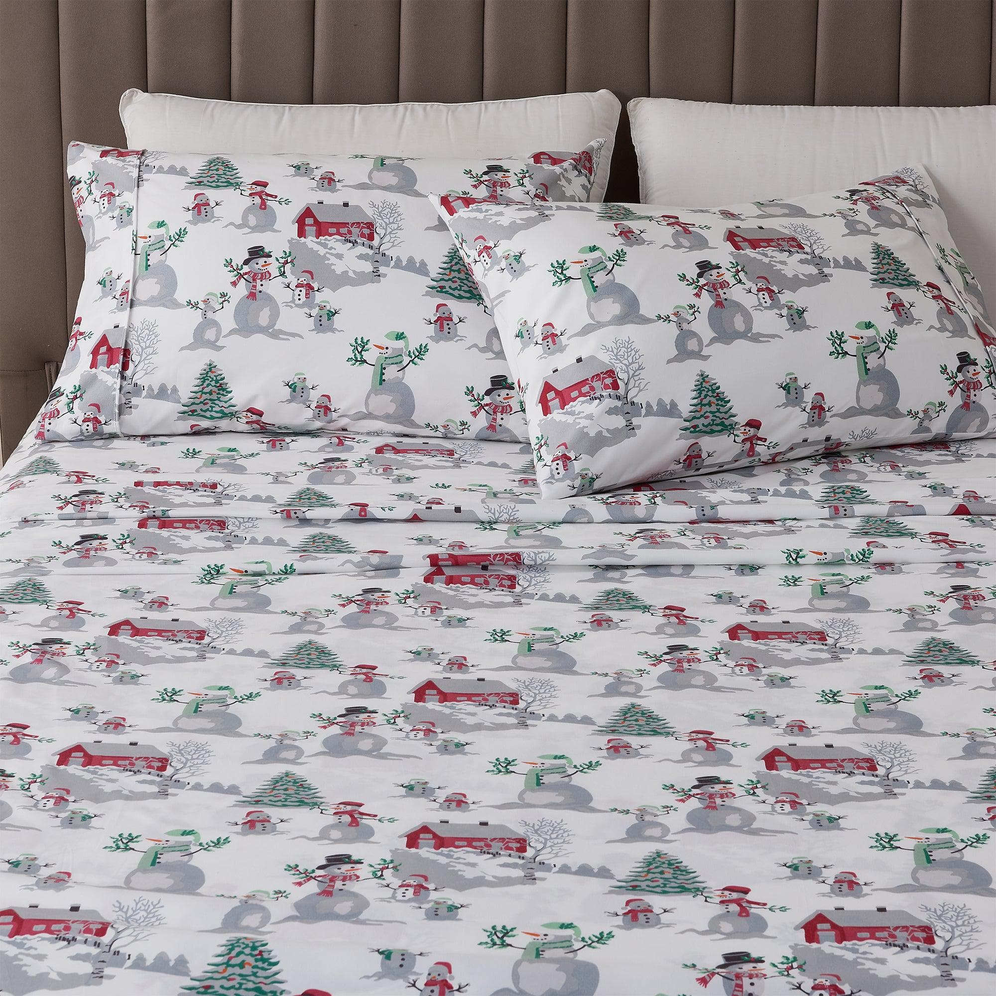 Lodge Microfiber Sheet - Mountain Ridge - Outdoor & Christmas Themed Bedding