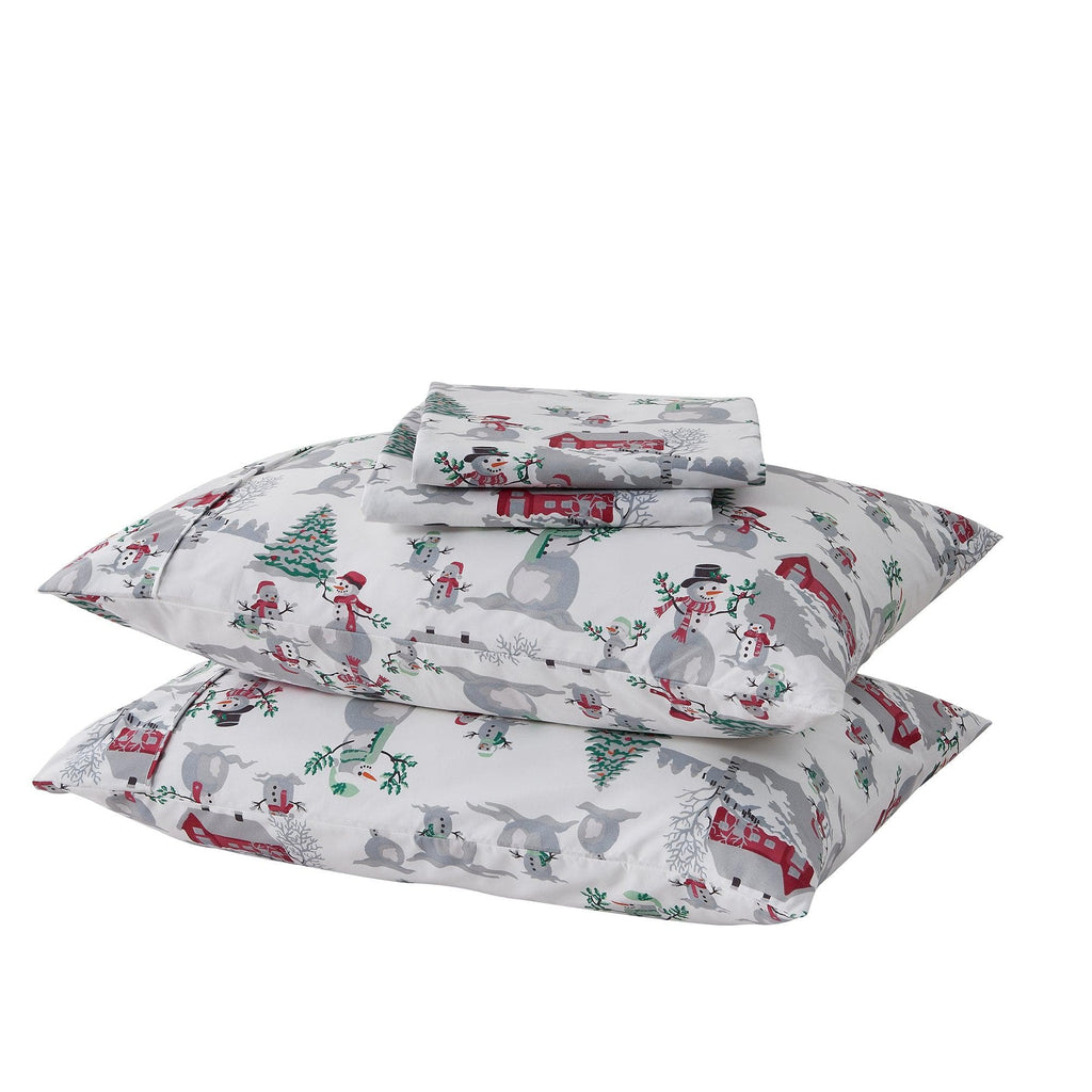 Lodge Microfiber Sheet - Mountain Ridge - Outdoor & Christmas Themed Bedding