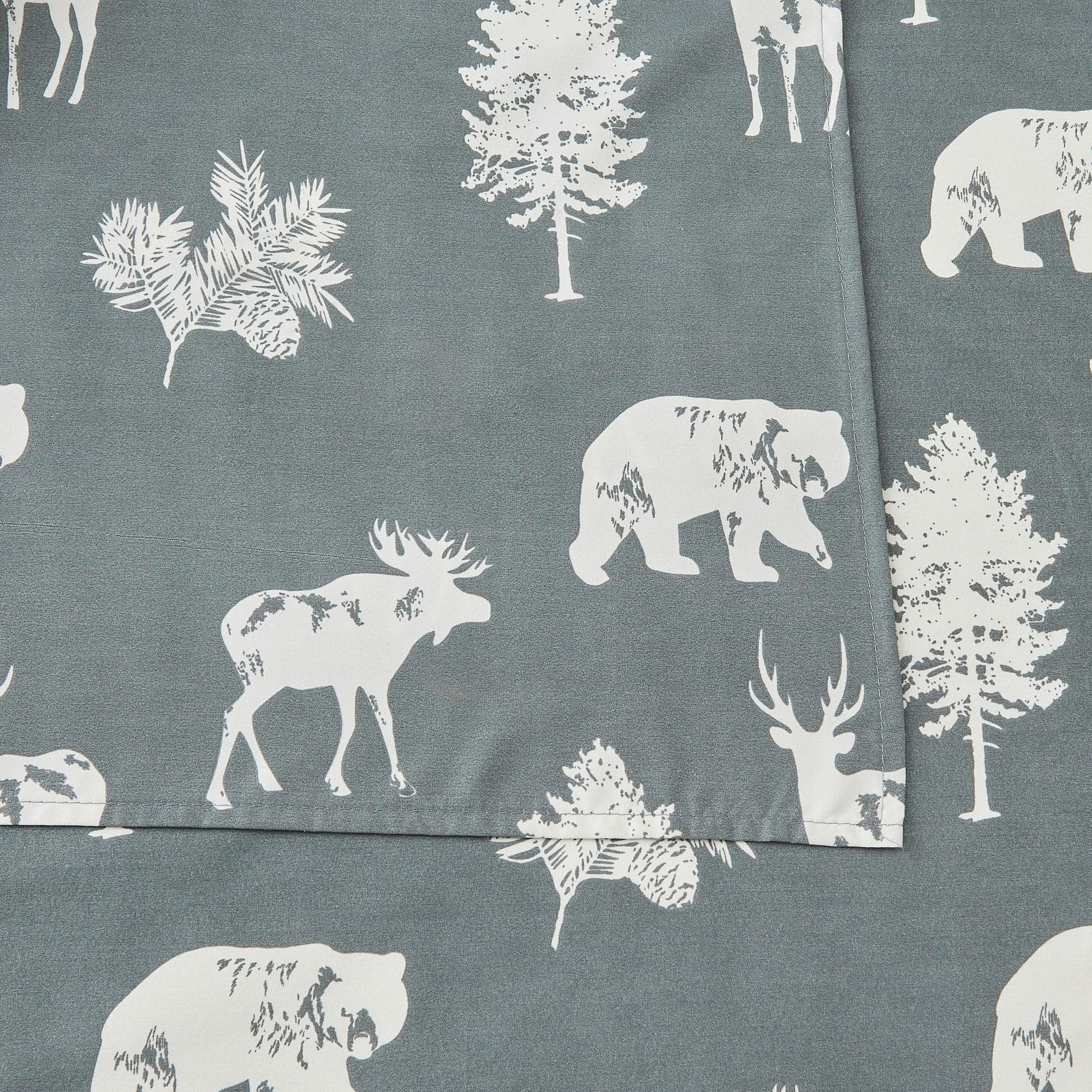 Lodge Microfiber Sheet - Mountain Ridge - Outdoor & Christmas Themed Bedding