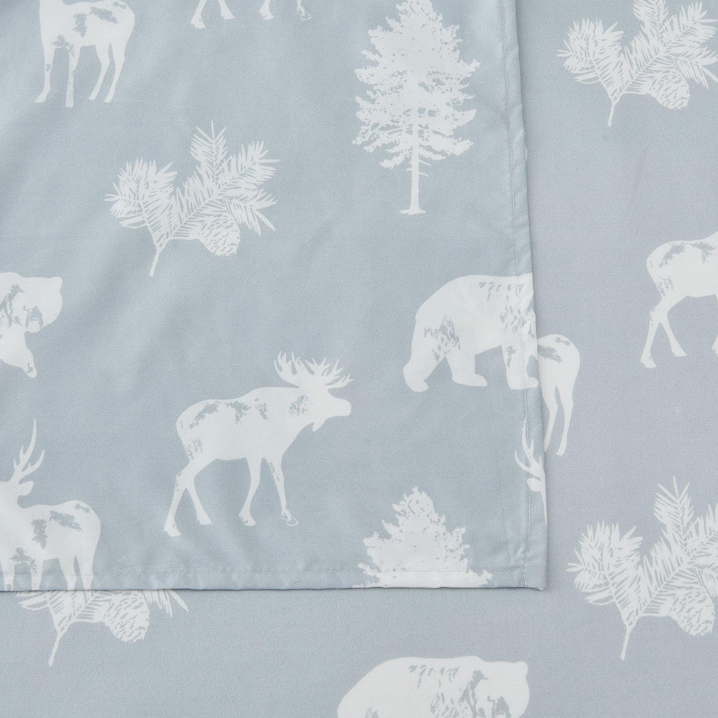 Lodge Microfiber Sheet - Mountain Ridge - Outdoor & Christmas Themed Bedding