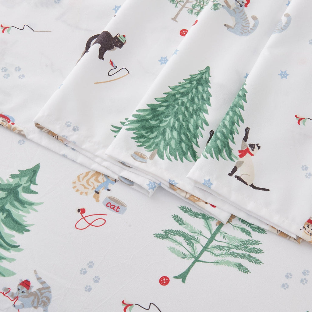 Lodge Microfiber Sheet - Mountain Ridge - Outdoor & Christmas Themed Bedding
