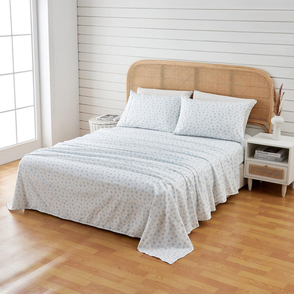 Coastal Microfiber Sheet Sets - Newport - Coastal Bedding