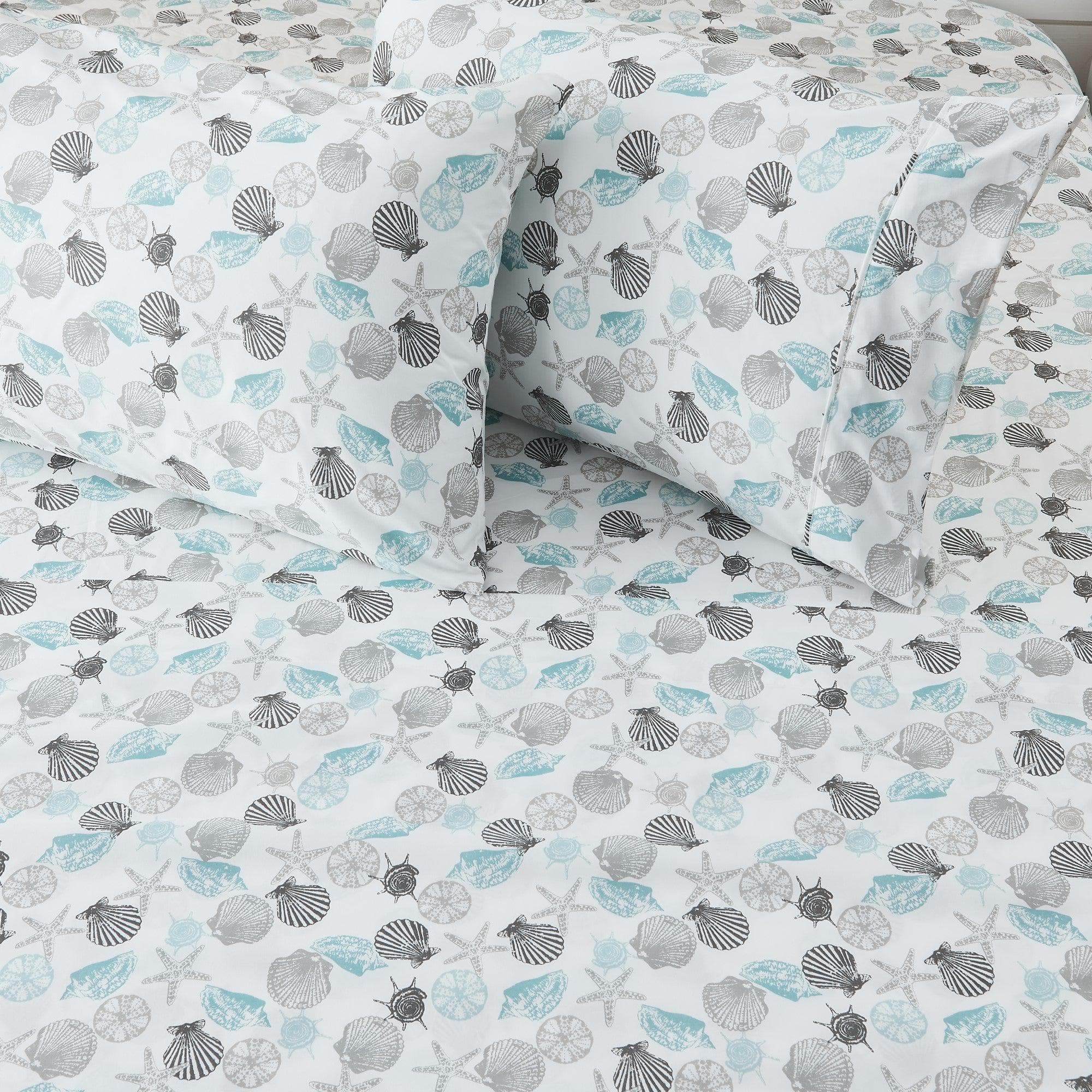 Coastal Microfiber Sheet Sets - Newport - Coastal Bedding