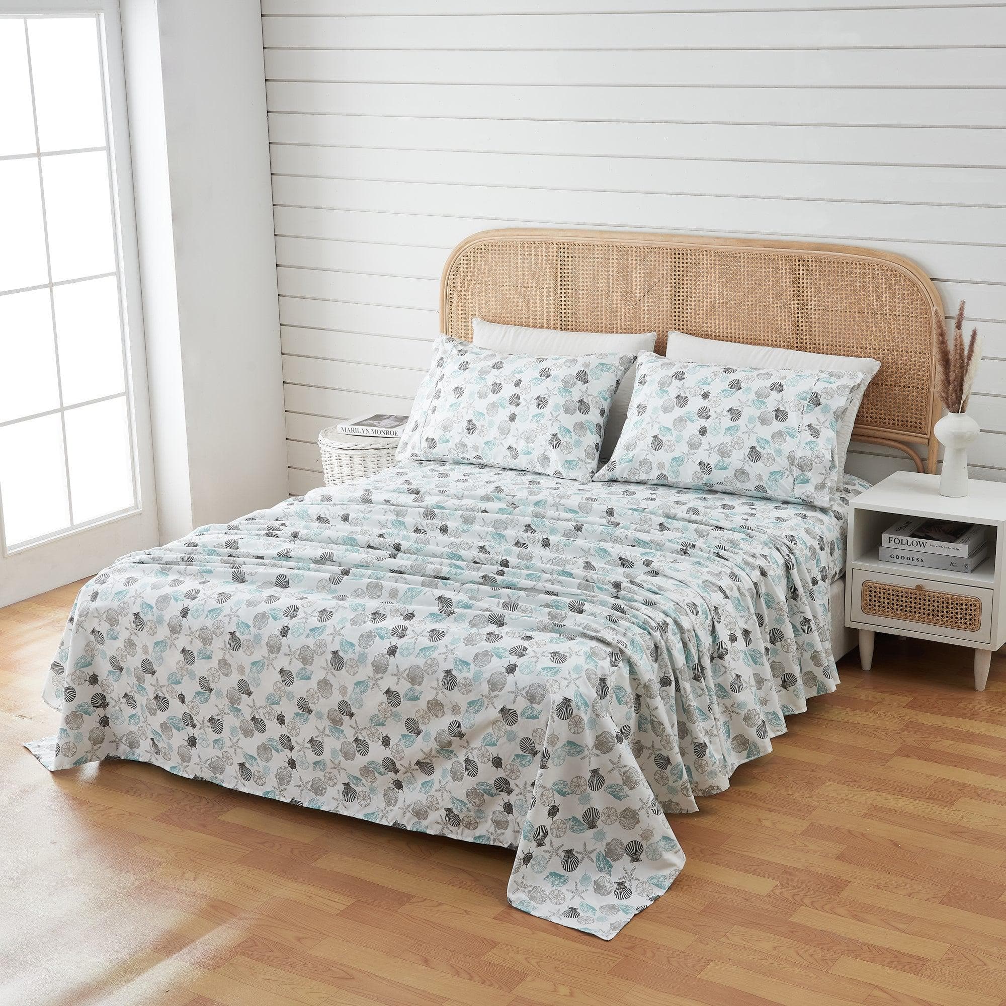 Coastal Microfiber Sheet Sets - Newport - Coastal Bedding