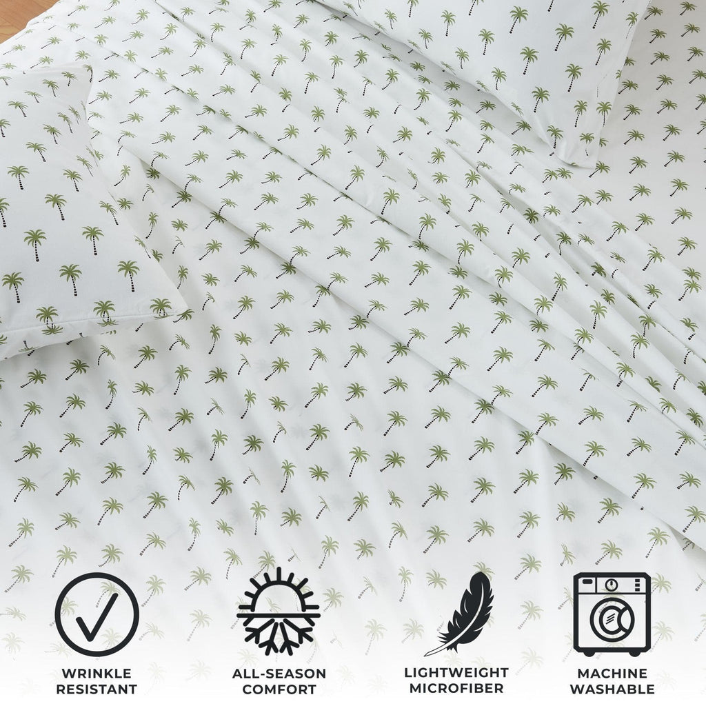 Coastal Microfiber Sheet Sets - Newport - Coastal Bedding