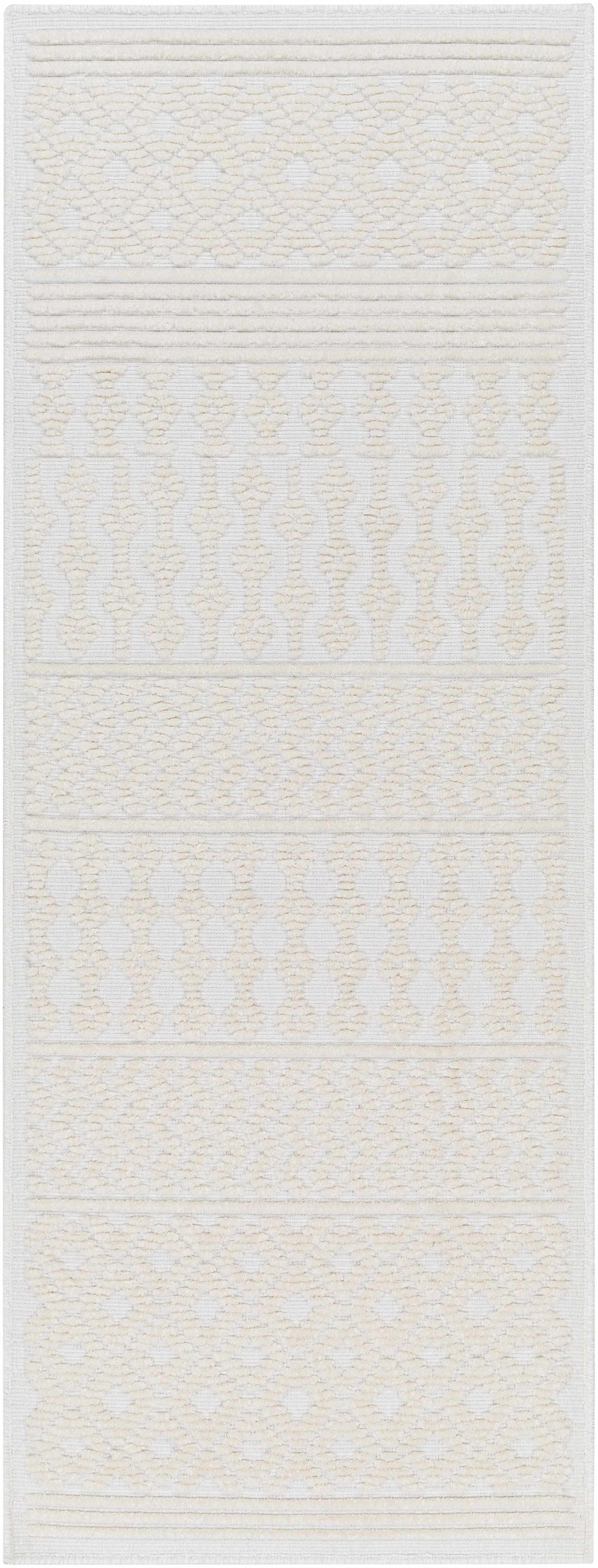 Drago White Washable Area Rug