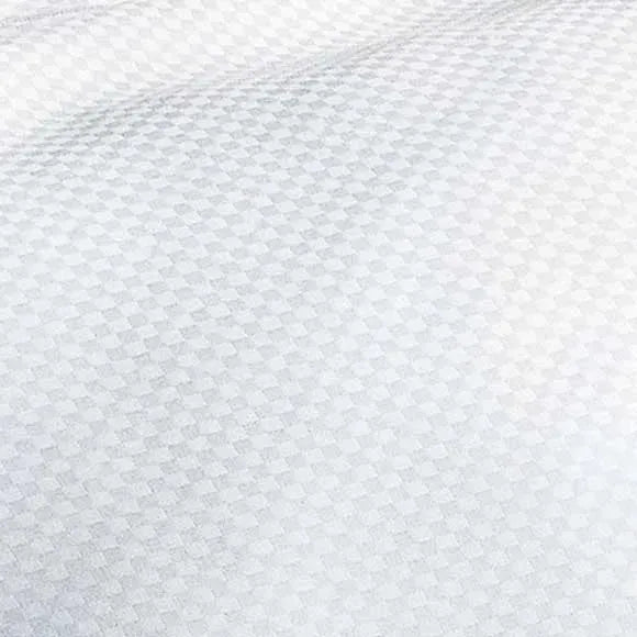 T-300 Micro check Collection White Blended Sheetings by Rifz Textiles Inc